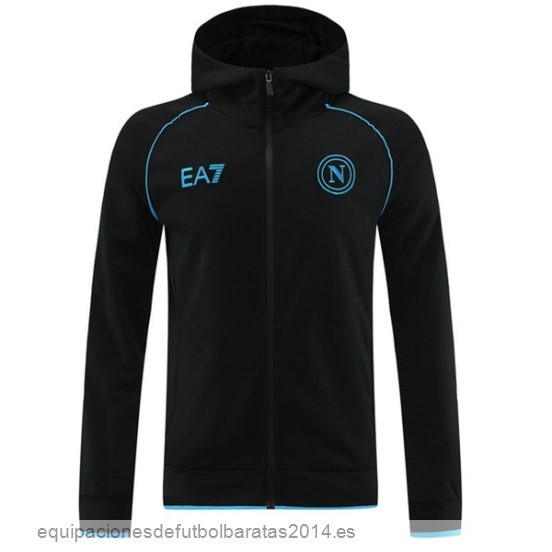 Nuevo Chaqueta Con Capucha Napoli 23/24 Negro Baratas